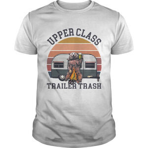 Bear Camping Upper Class Trailer TrashShirt